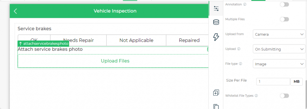 13. File Upload - Needs Repair