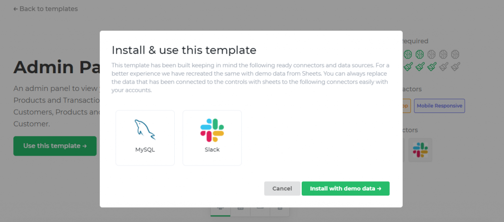 install ready templates