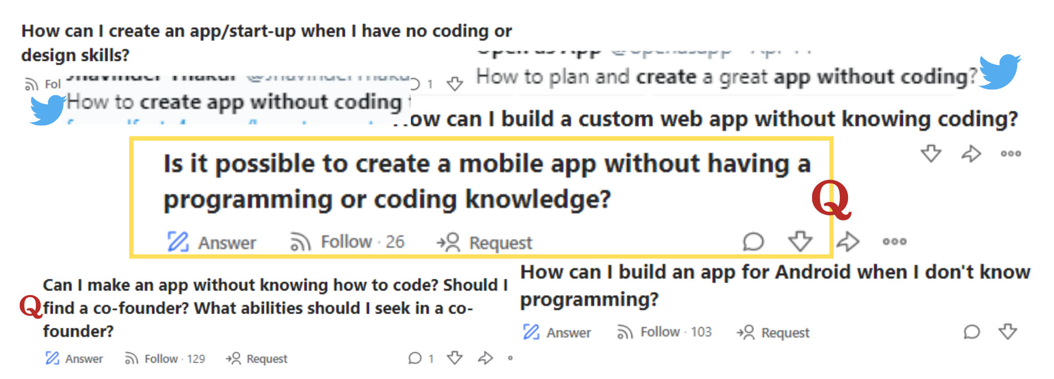 create app without coding