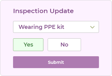 inspection checklist customer survey