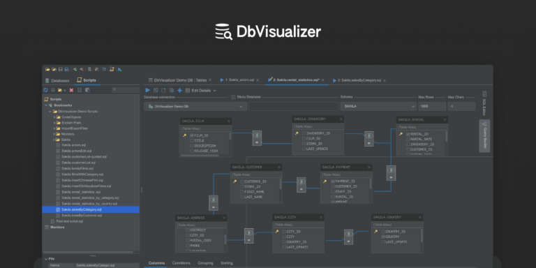 DBVisualizer stands out as a versatile SQL GUI client