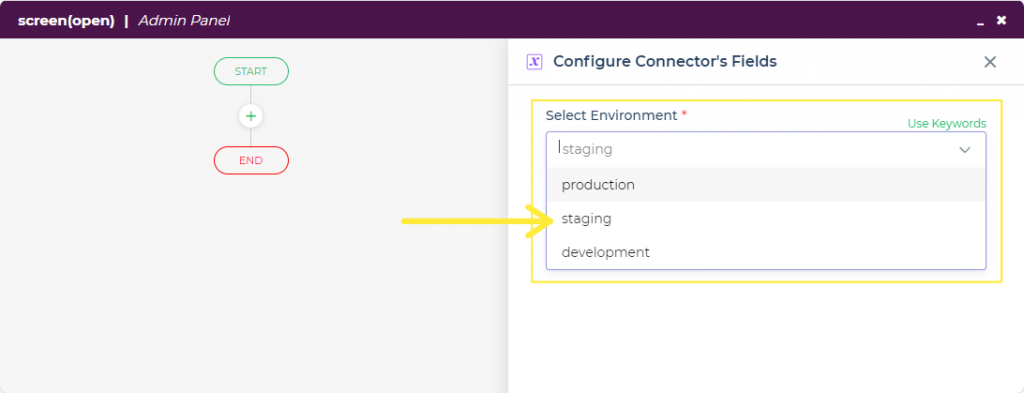 Select Data Environment DATAENV