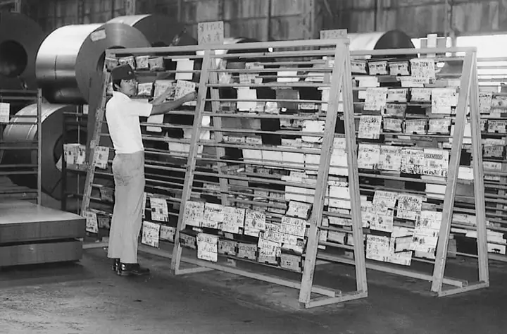 Toyota automobile factory floor