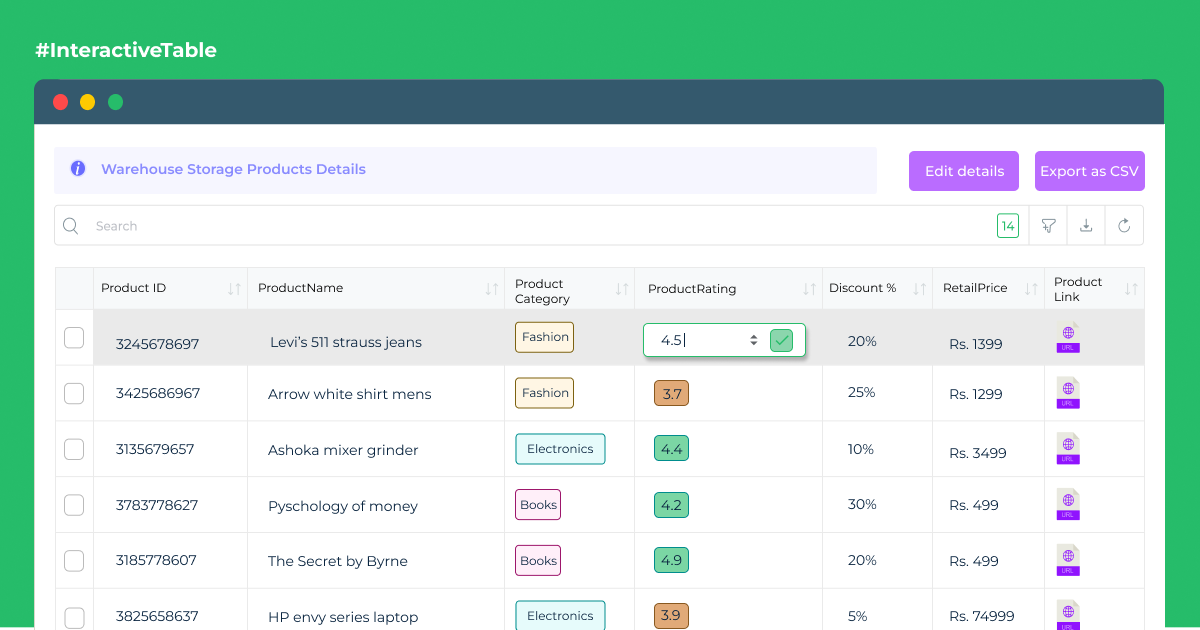 9 creative table UI design tips you should know