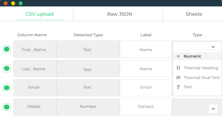 Autogenerate forms