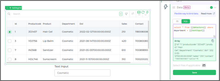 SQL query for JSON data