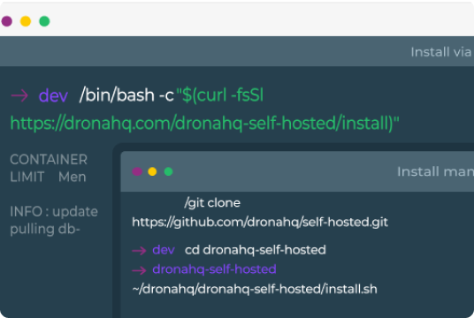 Selfhosted DronaHQ