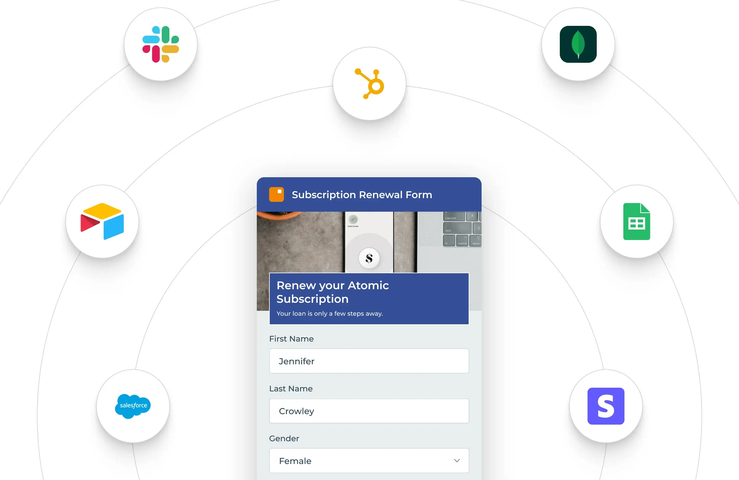 Integrate mobile forms with business tools and automate workflows