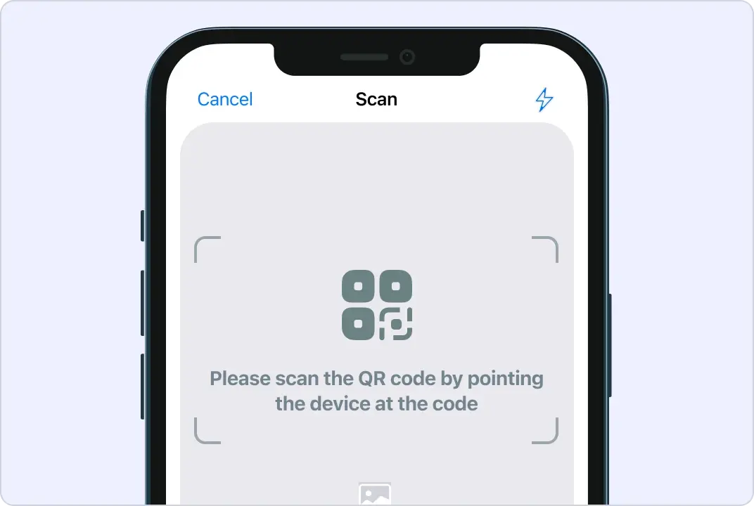 QR code scan for forms