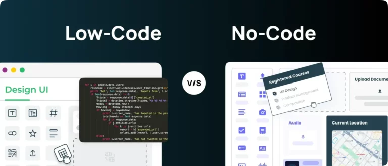 difference between low code and no code