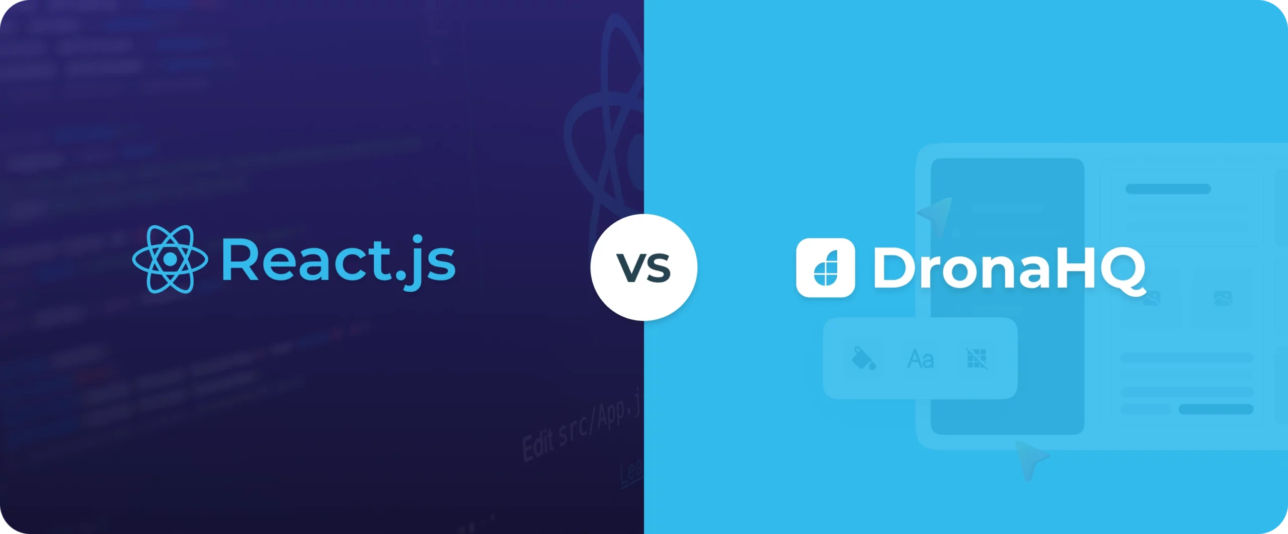 React or DronaHQ? What points may be missing from this debate