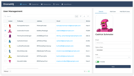 User management app
