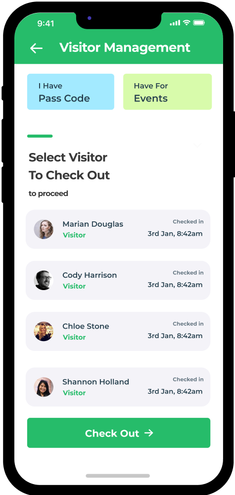 Visitor management