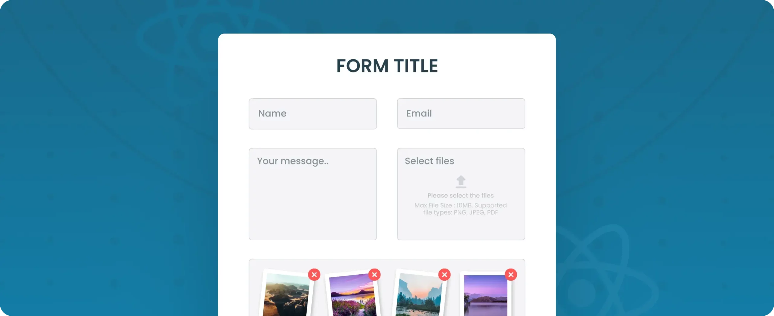 React form UI tips and best practices
