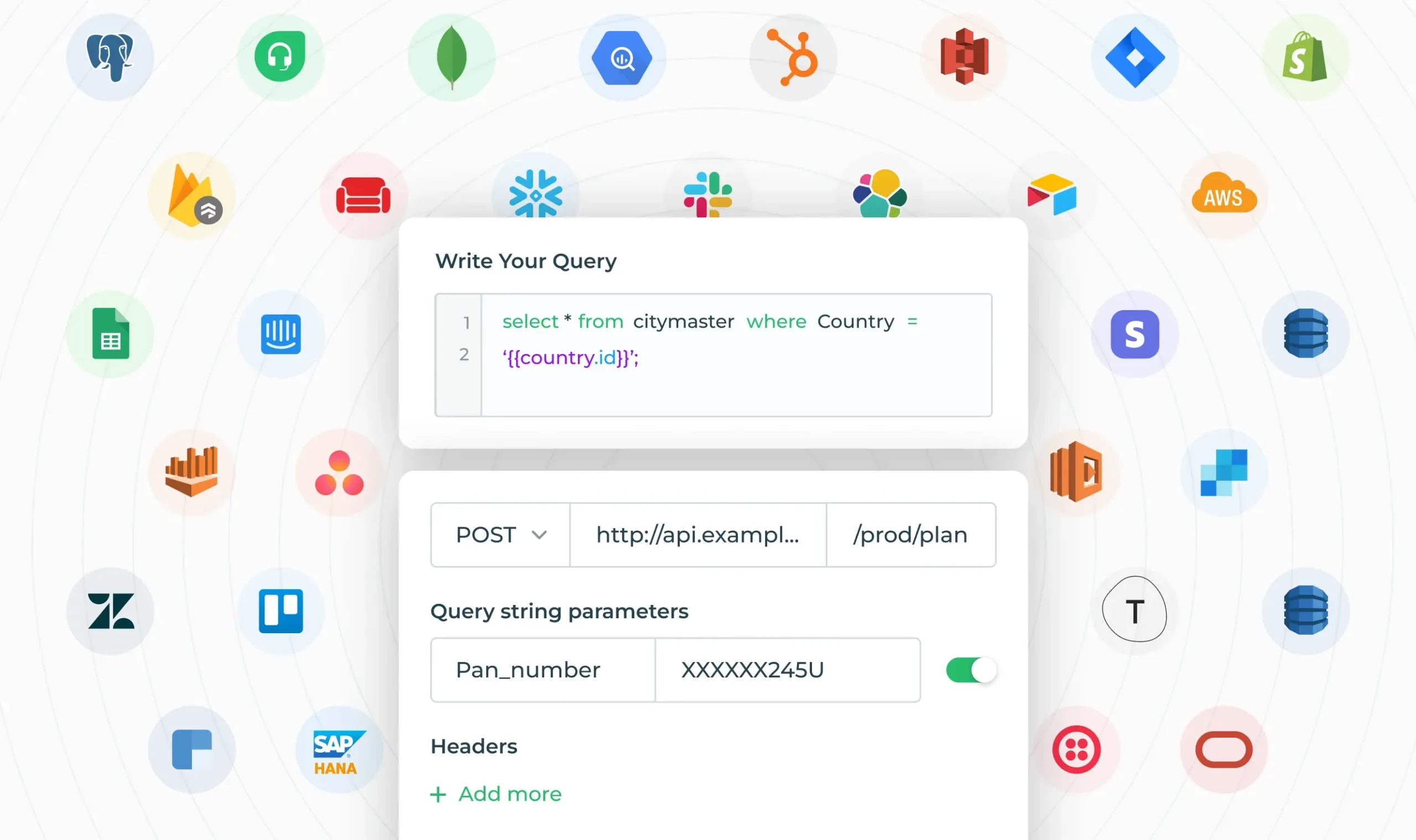 1. Connect datasources