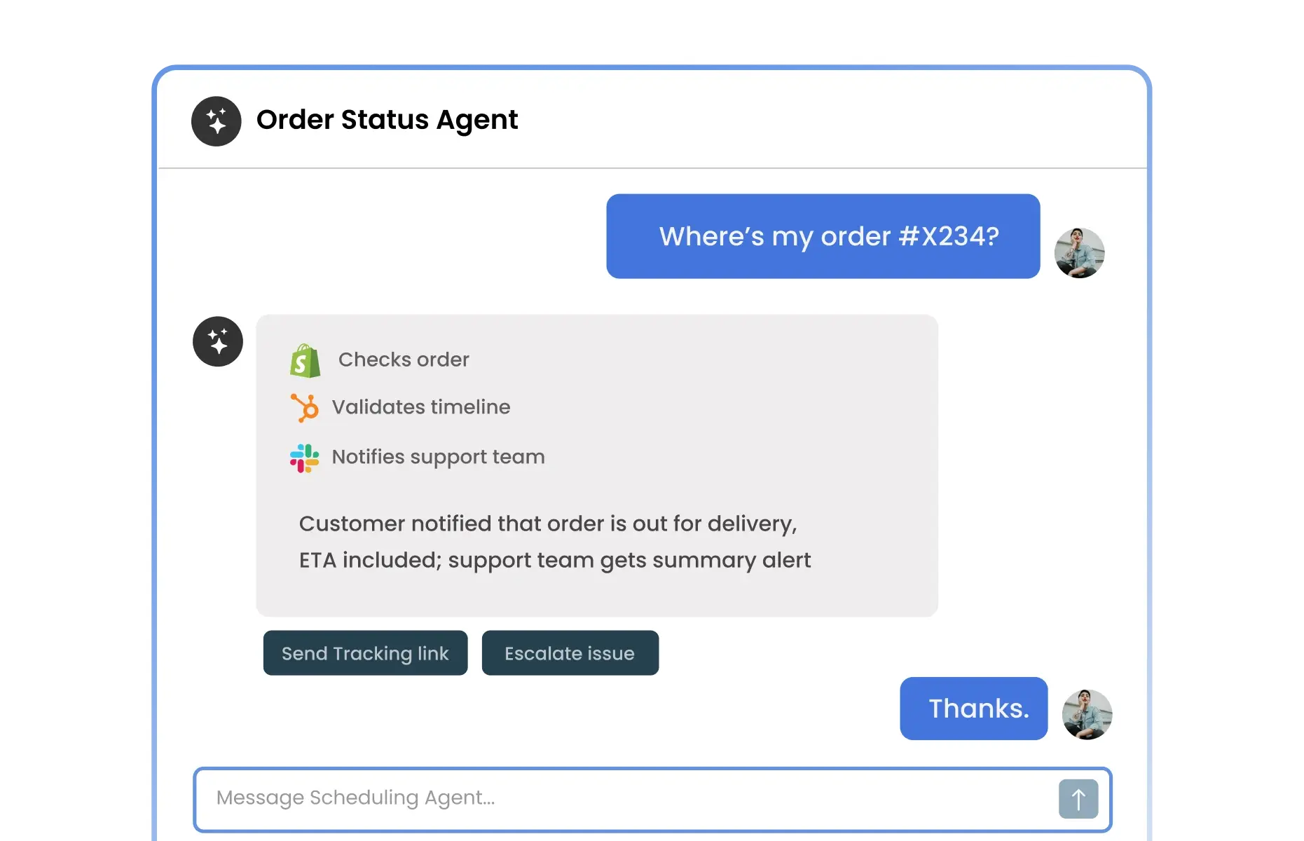 Shipment Tracking Agent