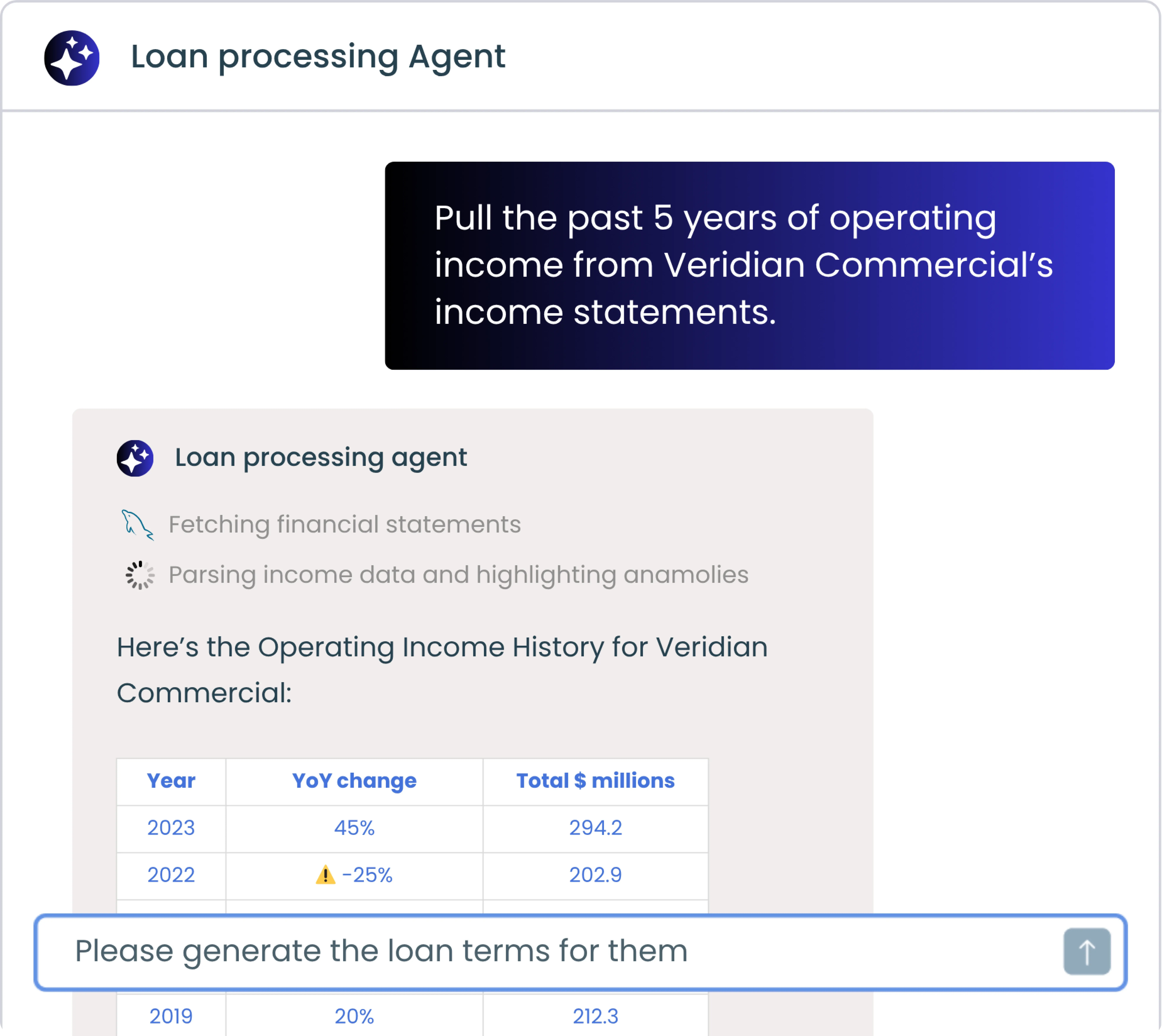 Loan Processing Agent