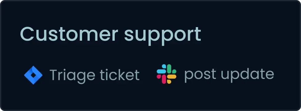 customer support