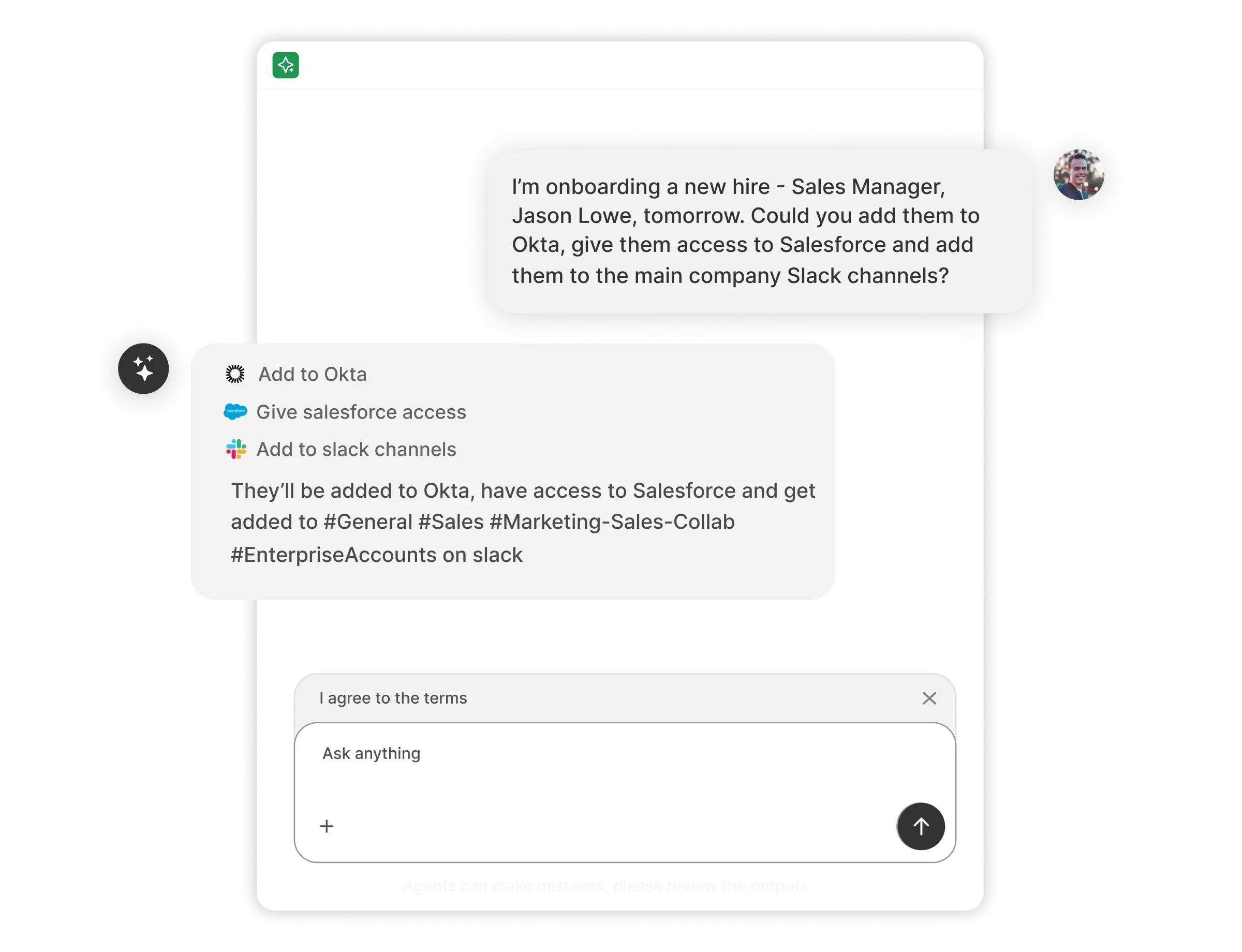Build AI agents that connect to enterprise systems